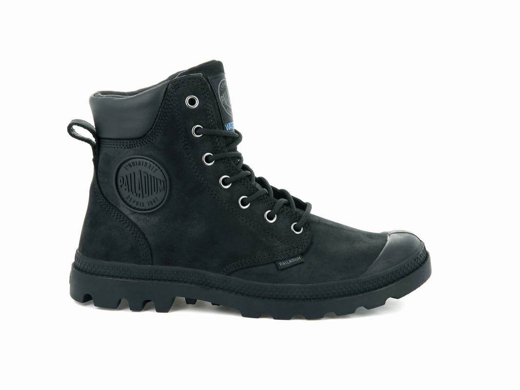 Palladium Pampa Cuff Wp Lux Muške Vodootporna Čizme Crne ||FG2314978||